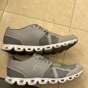 On cloud men’s size 8.5 gray shoes.